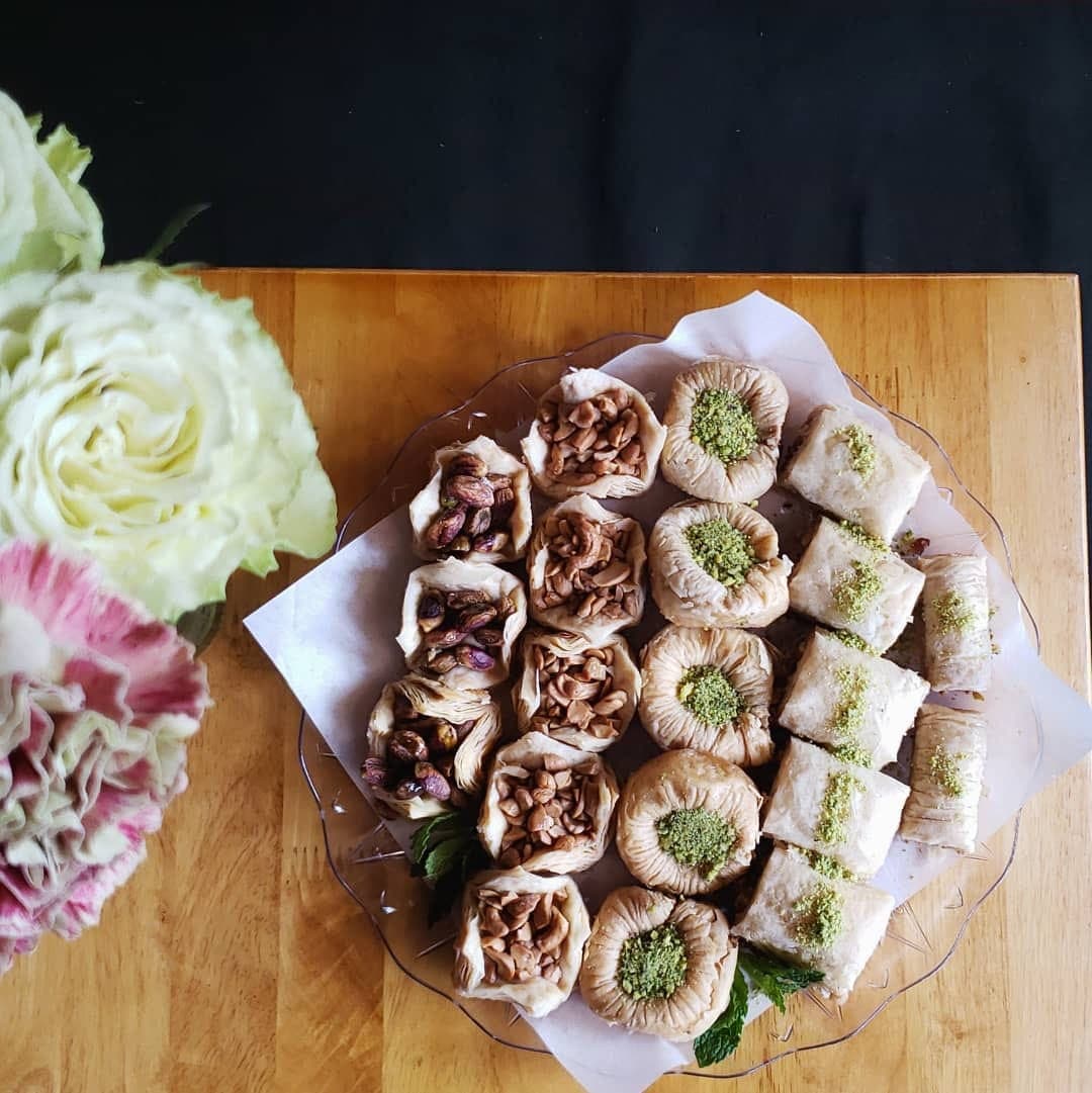 Plateau de baklawas maison